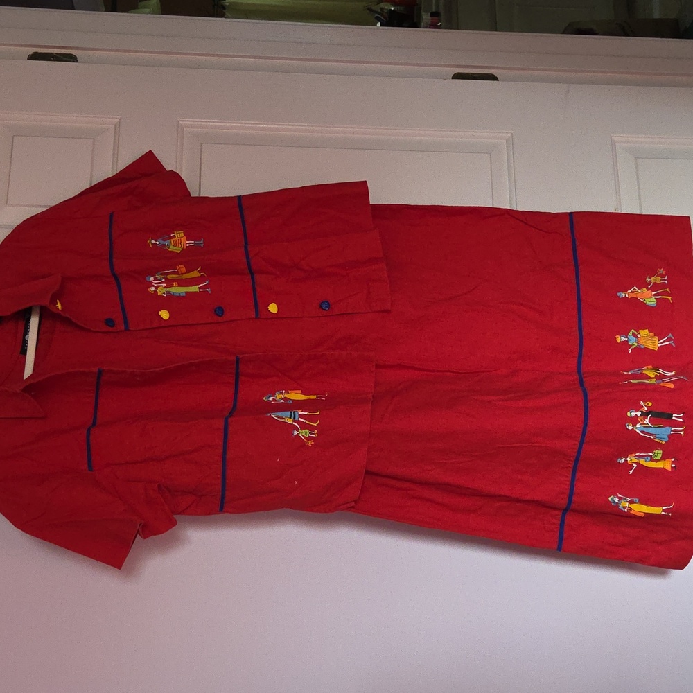 Vintage Sag Harbor with Jacket w/Painted Shoppers Rare